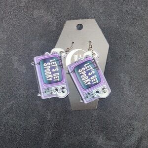 Wolf Moon Let's Get Spooky Earrings